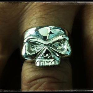 Anello teschio in argento 925°°°