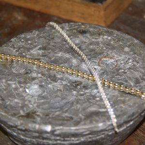 Bracciali tennis in oro bianco e diamanti