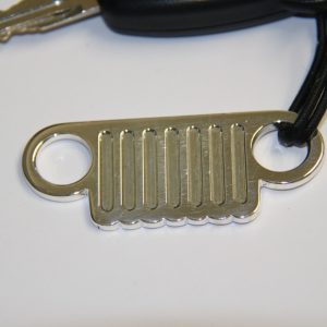 Portachiavi in argento 925°°° realizzato su disegno Jeep